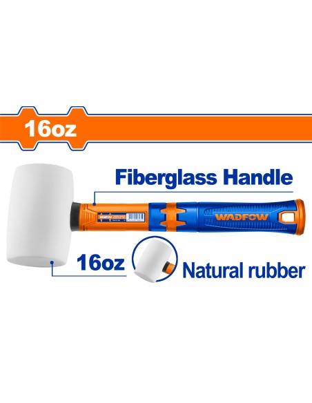 MAILLET CAOUTCHOUC M/FIBRE BL450G WHM7304 WADFOW| mano.tn | Tunisie