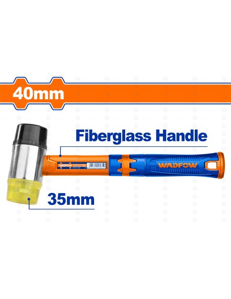 MAILLET CAOUTCHOUC 35MM M/FIBRE WHM7305 WADFOW| mano.tn | Tunisie