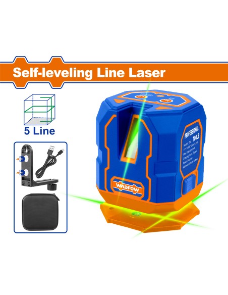 NIVEAU LASER 30M 5 LIGNES WLE1M05 WADFOW| mano.tn | Tunisie