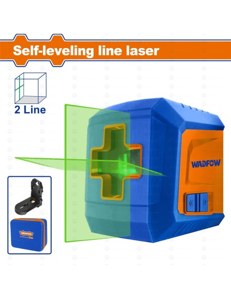 NIVEAU LASER 30M 2 LIGNES WLE2M02 WADFOW| mano.tn | Tunisie