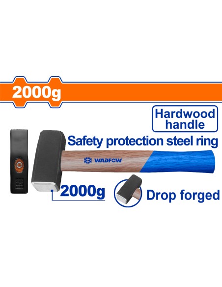 MASSETTE CARRE M/BOIS 2.0KG WMB2320 WADFOW| mano.tn | Tunisie