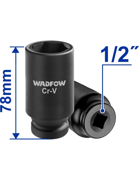 JEU 10 DOUILLE 1/2*78MM CR-V WMS2D02 WADFOW| mano.tn | Tunisie