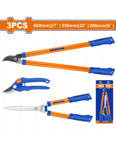 JEU 3 SECATEURS WPR3E03 WADFOW| mano.tn | Tunisie