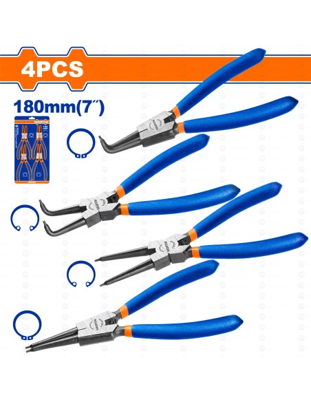 JEU 4 PINCES CIRCLIPS 180 WPS2604 WADFOW| mano.tn | Tunisie