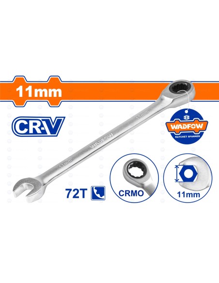 CLÉ MIXTE A CLIQUET 11 CR-V WSA5111 WADFOW| mano.tn | Tunisie