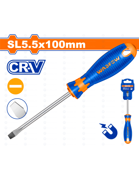 TOURNEVIS FR 5X100 CR-V WSD1254 WADFOW| mano.tn | Tunisie
