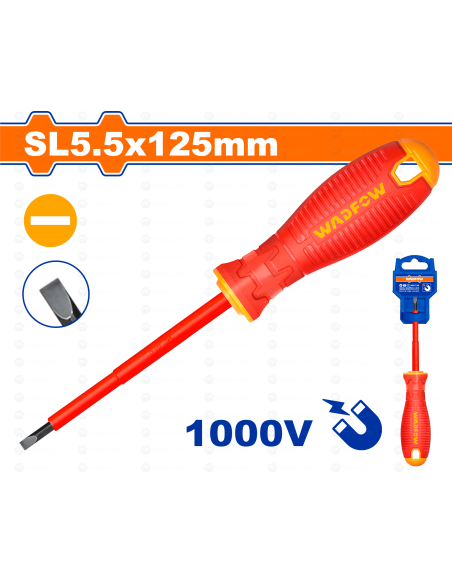 TOURNEVIS ISOLE FR 5X125 WSD7255 WADFOW| mano.tn | Tunisie