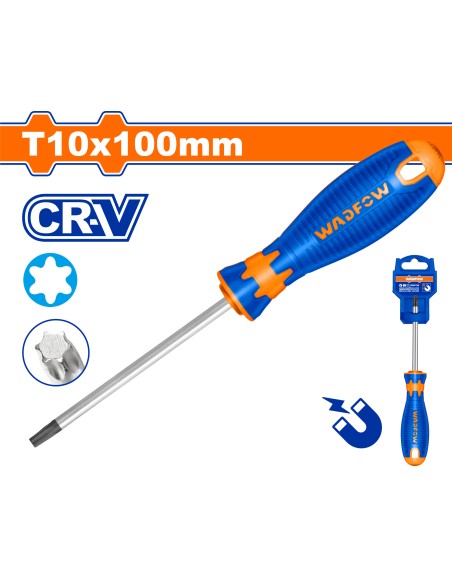 TOURNEVIS TORX T10X100 CR-V WSDT214 WADFOW| mano.tn | Tunisie