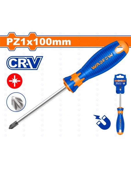 TOURNEVIS PZ1X100 CR-V WSDZ214 WADFOW| mano.tn | Tunisie