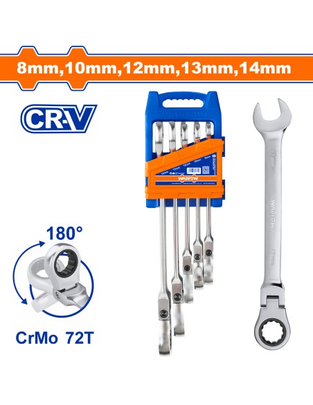 JEU 5 CLE MIXTES A CLIQUET REV CR-V WSP5205 WADFOW| mano.tn | Tunisie