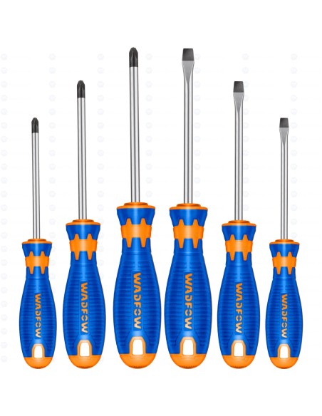 JEU 6 TOURNEVIS CR-V WSS1206 WADFOW| mano.tn | Tunisie