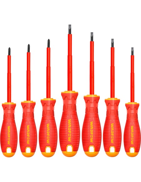 JEU 7 TOURNEVIS ISOLE CR-V WSS7407 WADFOW| mano.tn | Tunisie