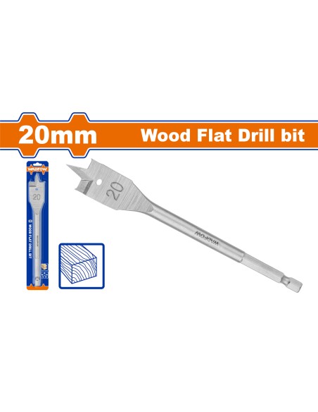 FORET MECHE BOIS PLAT 20 WWF1K20 WADFOW| mano.tn | Tunisie