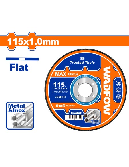 DISQUE INOX 115X1 WAC1345 WADFOW| mano.tn | Tunisie