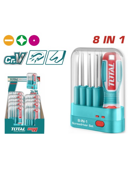 9 Pcs interchangeable screwdriver set| mano.tn | Tunisie