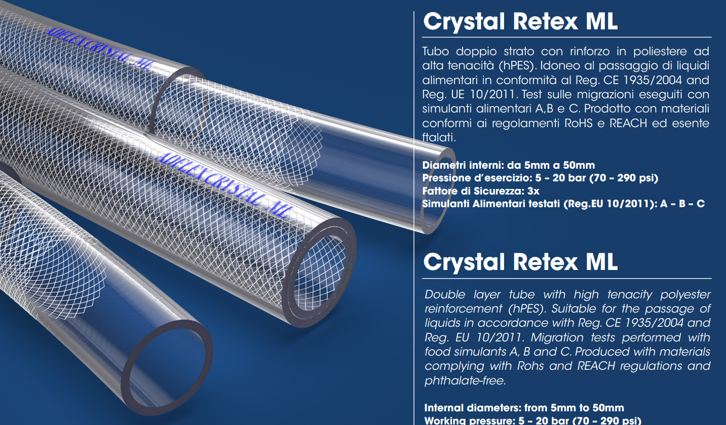 TUYAU CRYSTAL ADFLEX TUNISIE MANO.TN