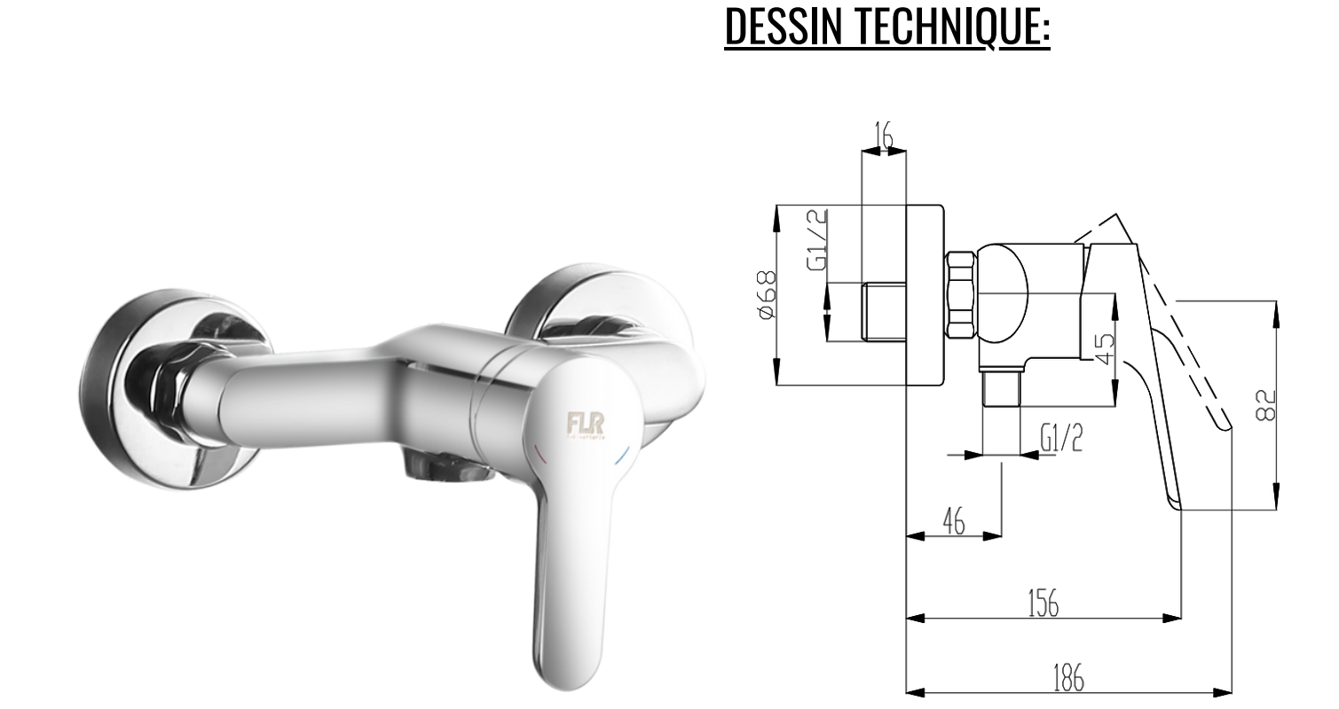 MITIGEUR DOUCHE REPONSE MT9002 FLR